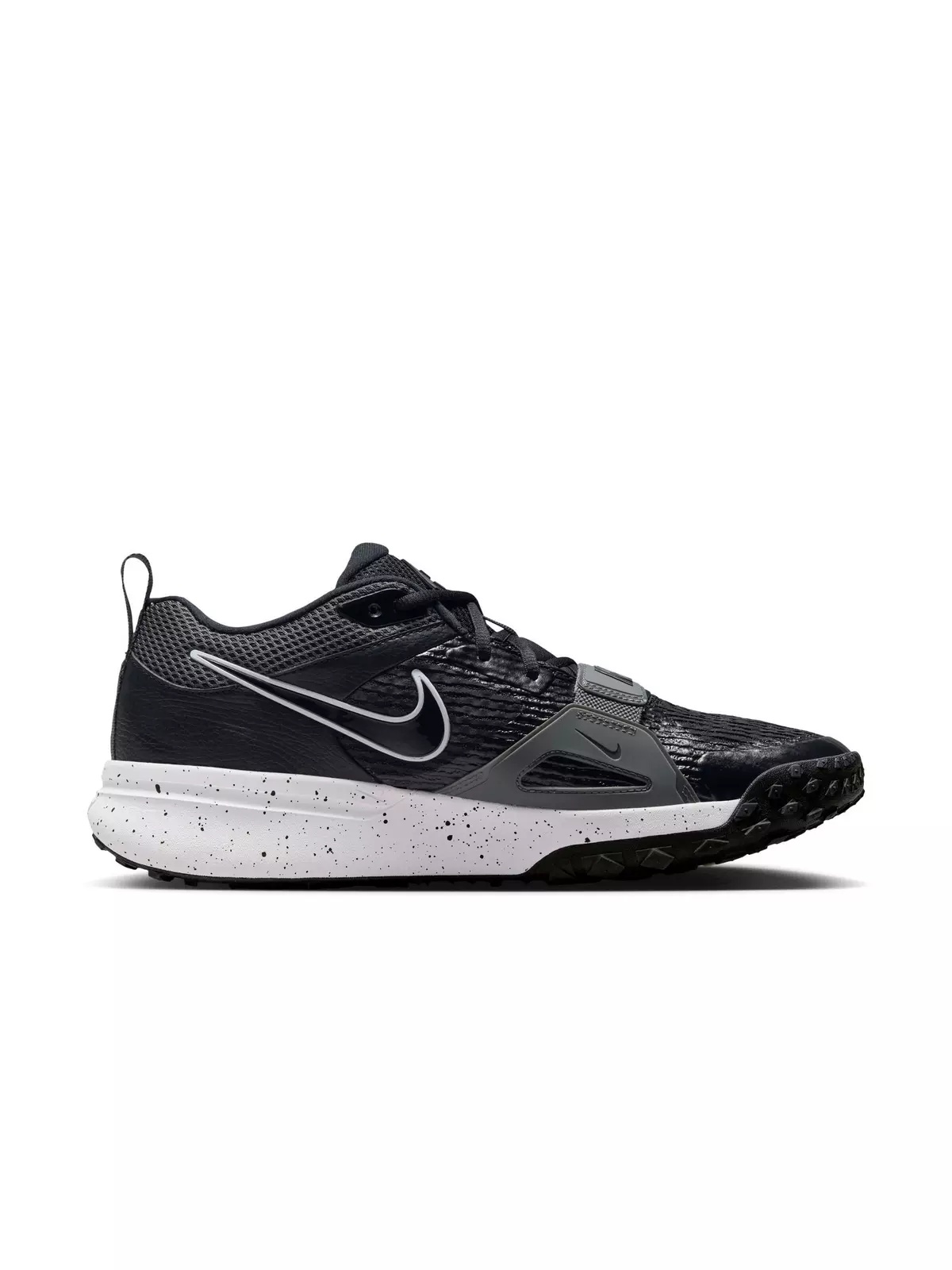 Air Zoom Diamond Elite Turf "Black/White/Iron Grey/Volt" Men's Baseball Shoe - 2
