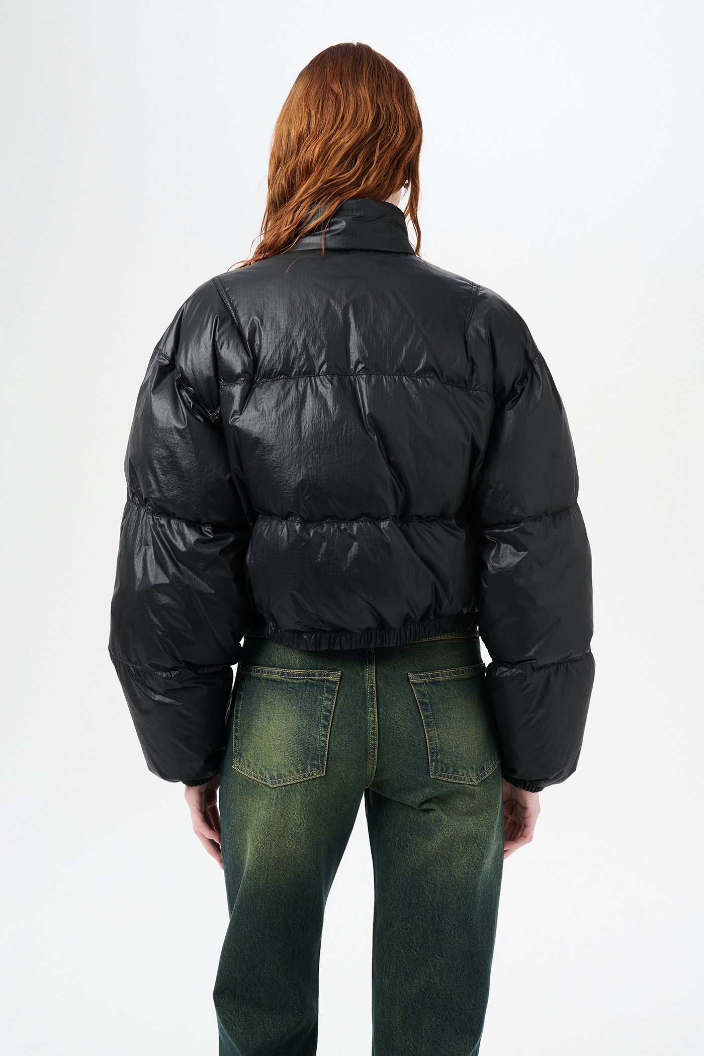 Cropped Inhale Puffa Black Tech - 6