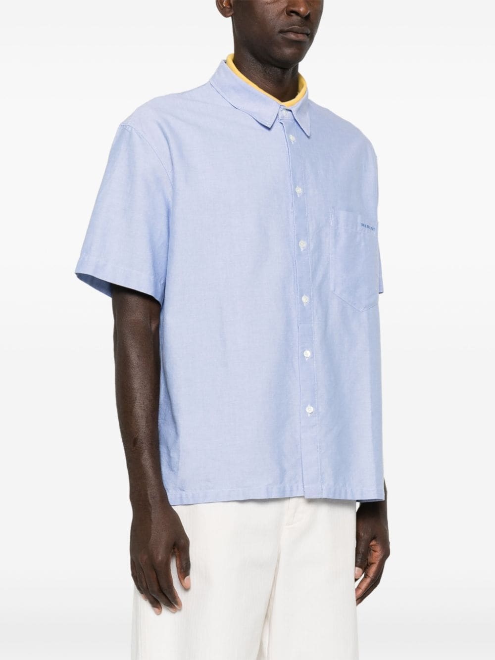 Iggy logo-embroidered shirt - 3