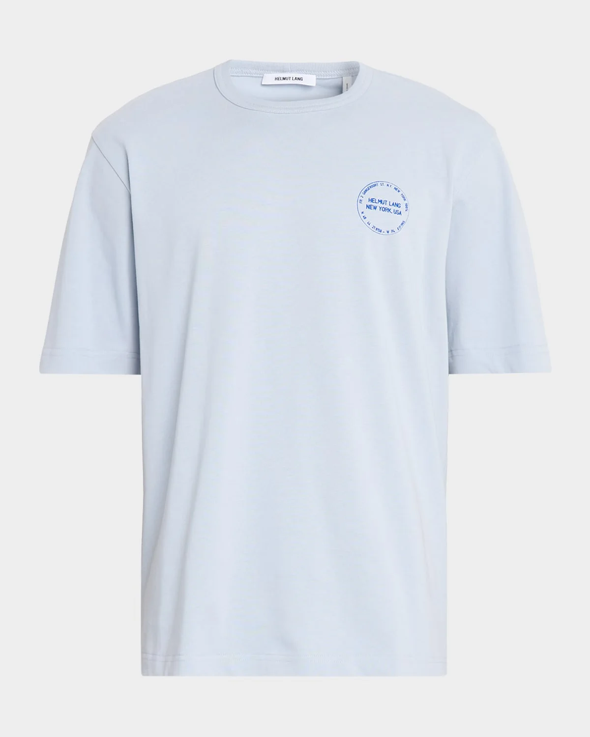 Men's Stamp Logo Cotton T-Shirt - 1
