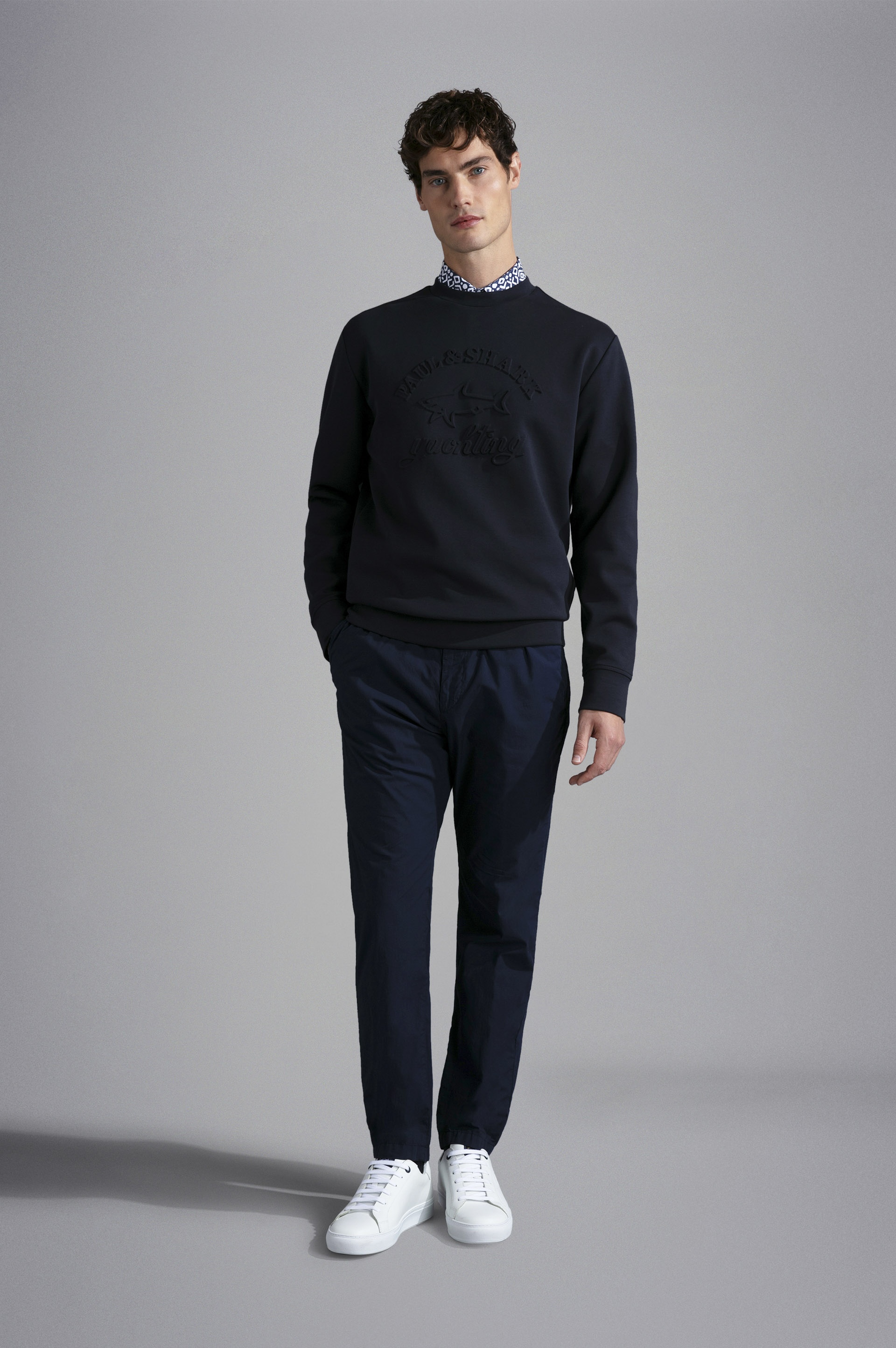 ULTRA-LIGHT POPLIN COTTON CHINO TROUSERS - 2