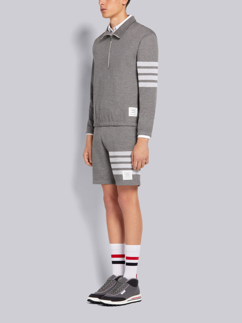 Medium Grey Canvas Rugby Trainer 6