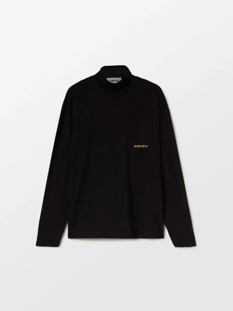 PRINT TURTLENECK L/S T-SHIRT - 1