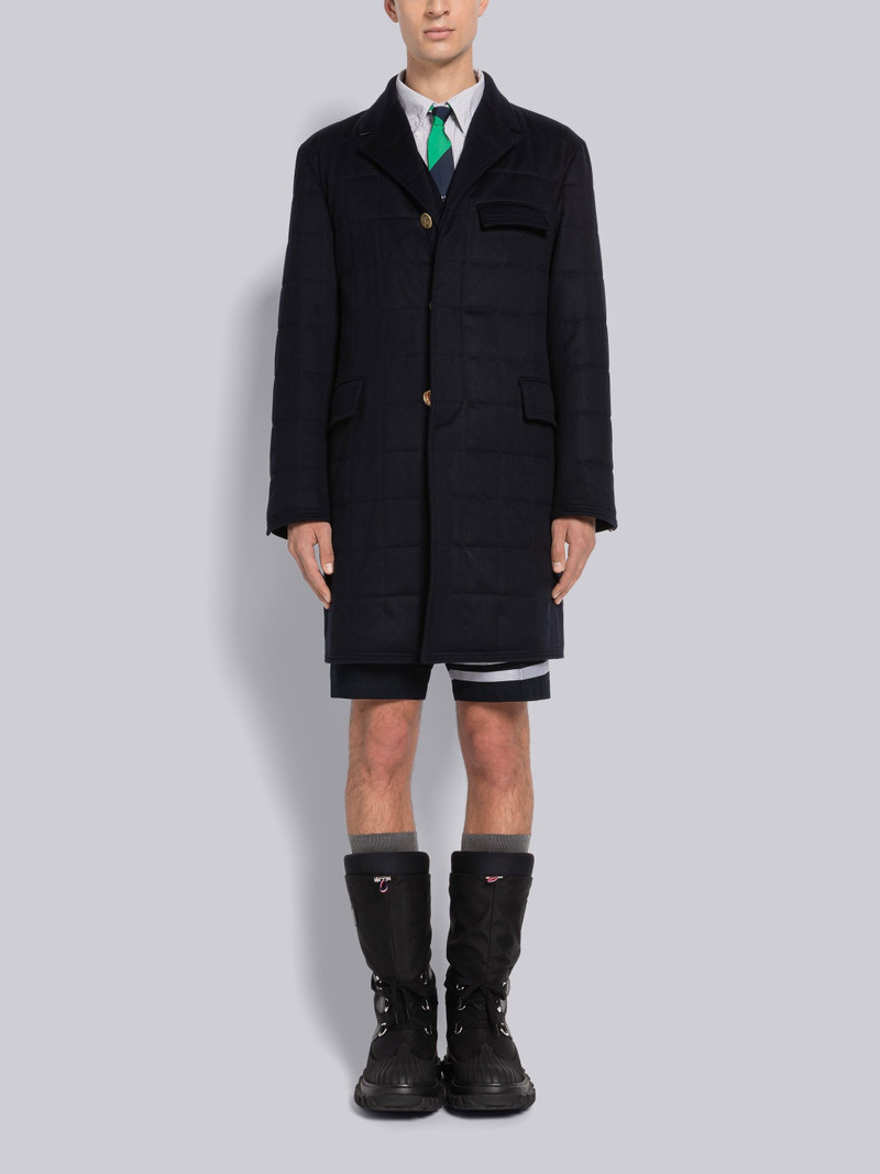 Cashmere Down Chesterfield Overcoat 1