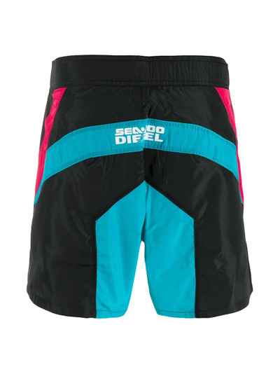 Diesel x Sea-Doo buckled swimming shorts outlook