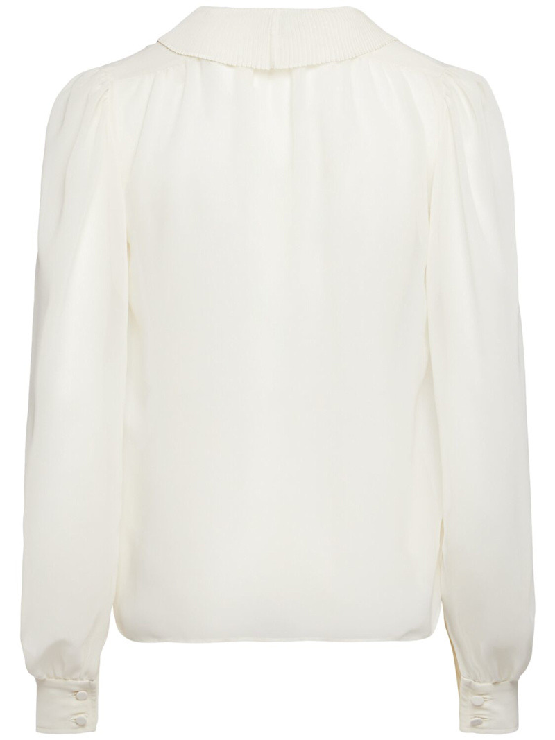 Georgette v-neck shirt - 4
