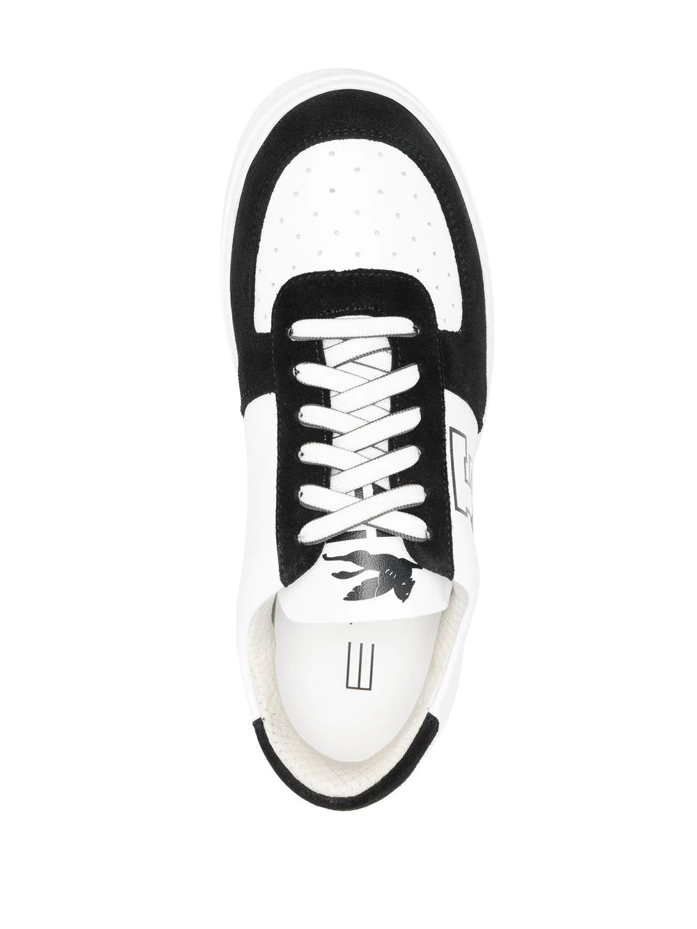 logo-print lace-up sneakers - 4