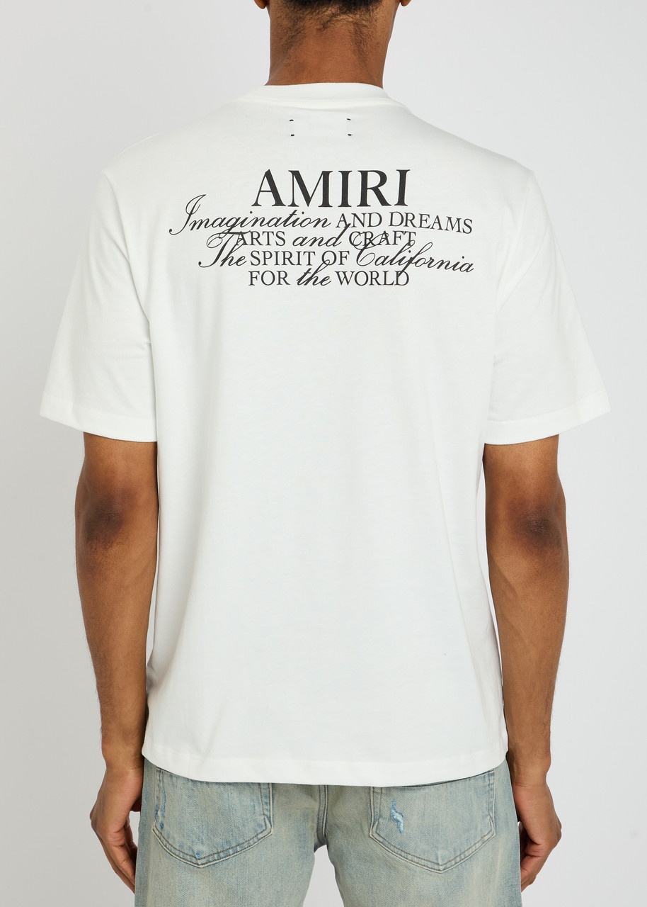 Amiri Spirit Logo Cotton T-shirt - 3