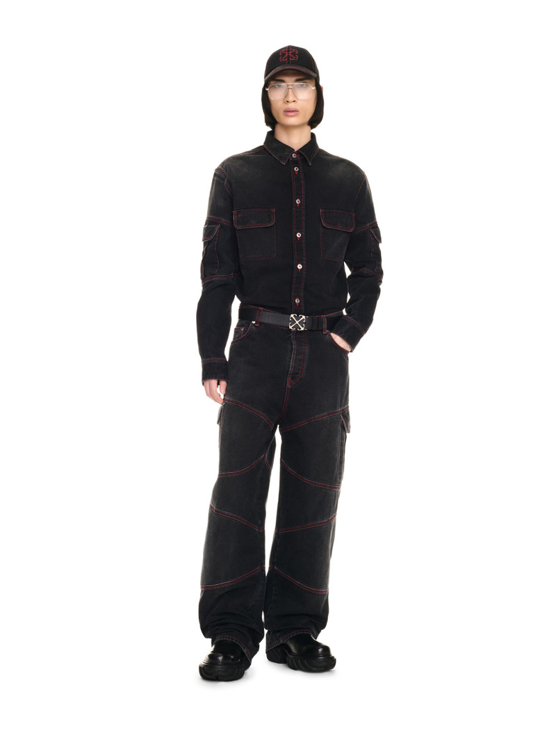 Off-White Script Samurai Den Shirt outlook