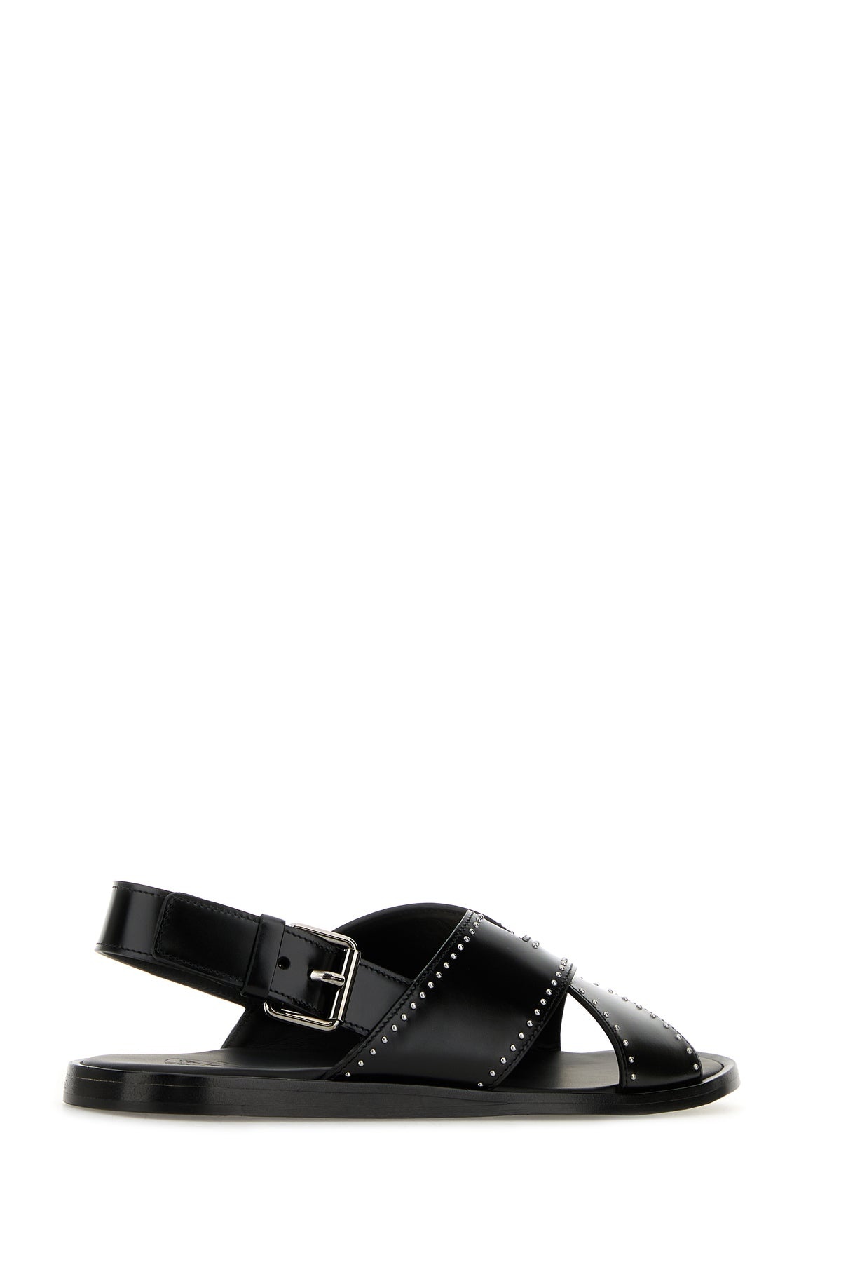 Black leather Oksana sandals - 3