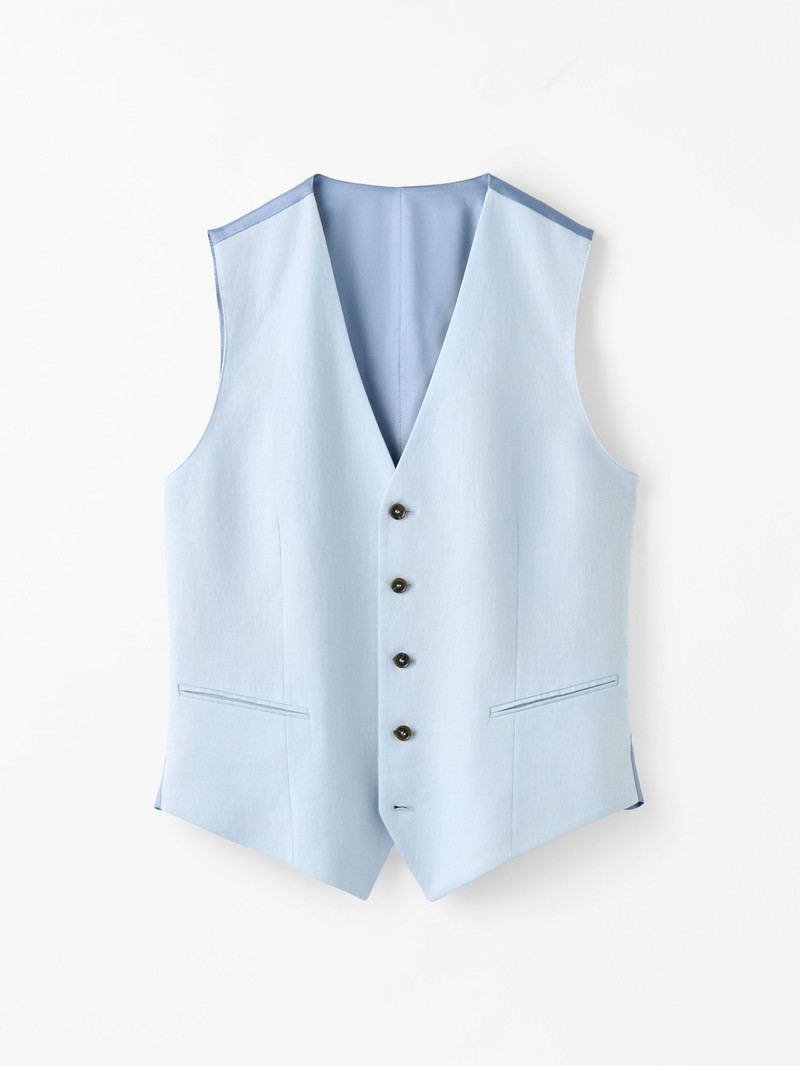 Winston Linen Waistcoat 1