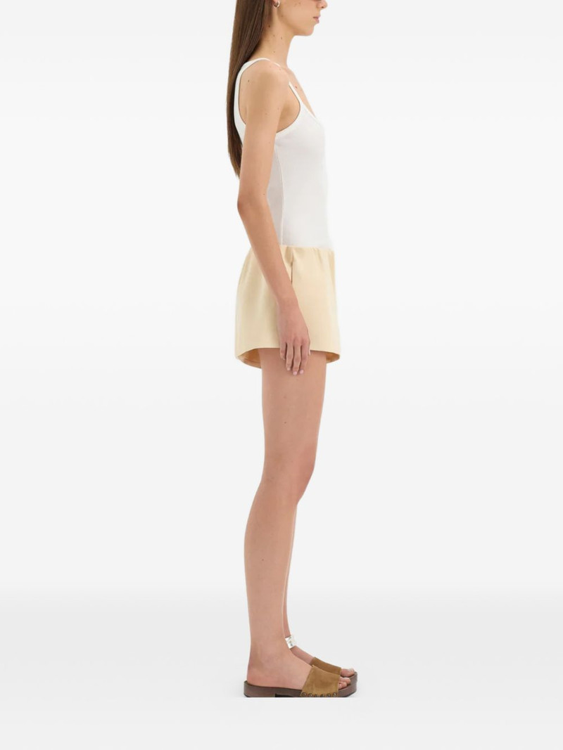 elasticised sabina mini shorts 4