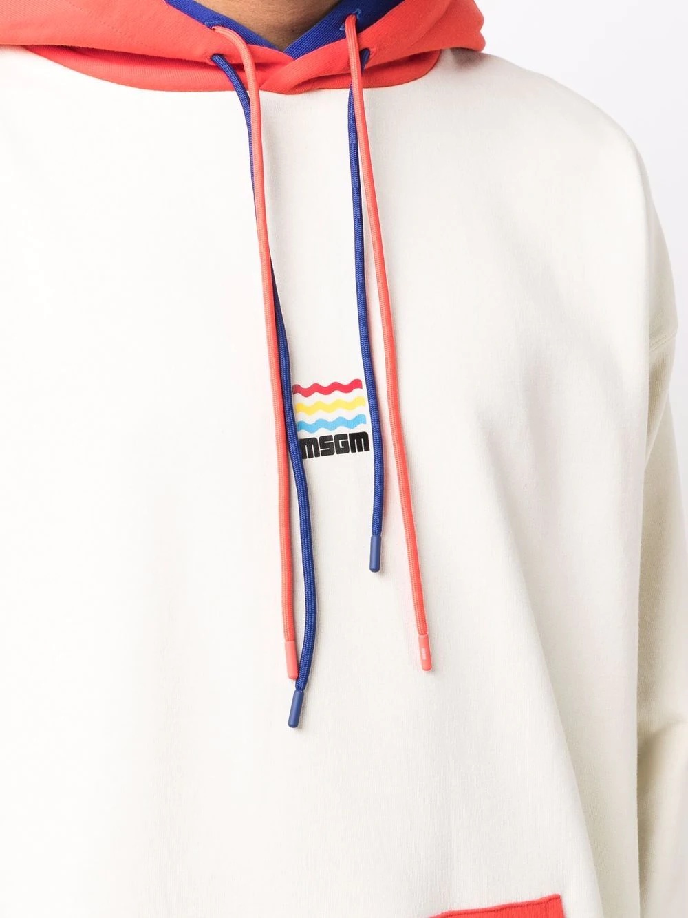 colour-block hoodie - 5