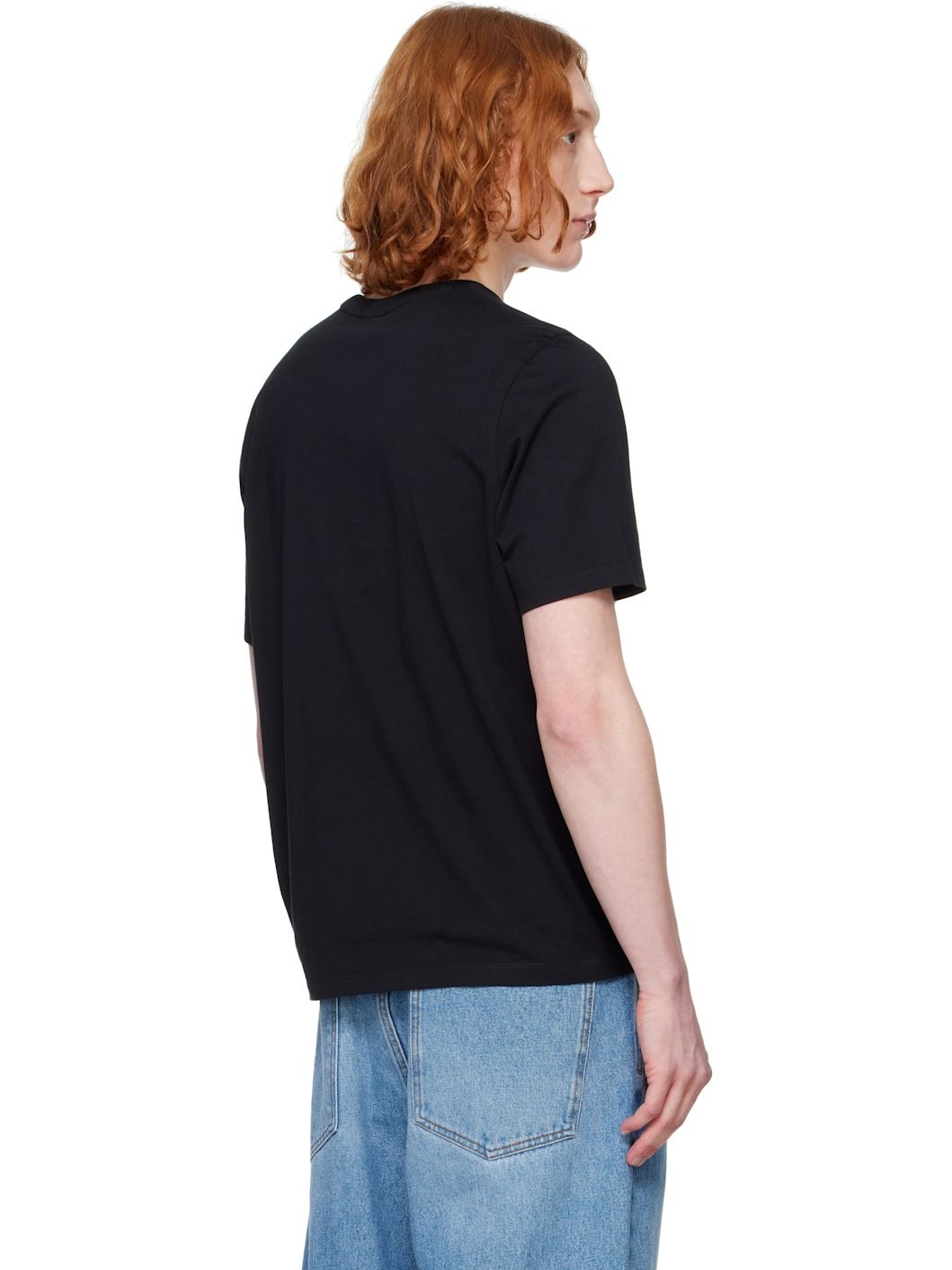 Black Chillax Fox Patch Regular T-shirt - 3