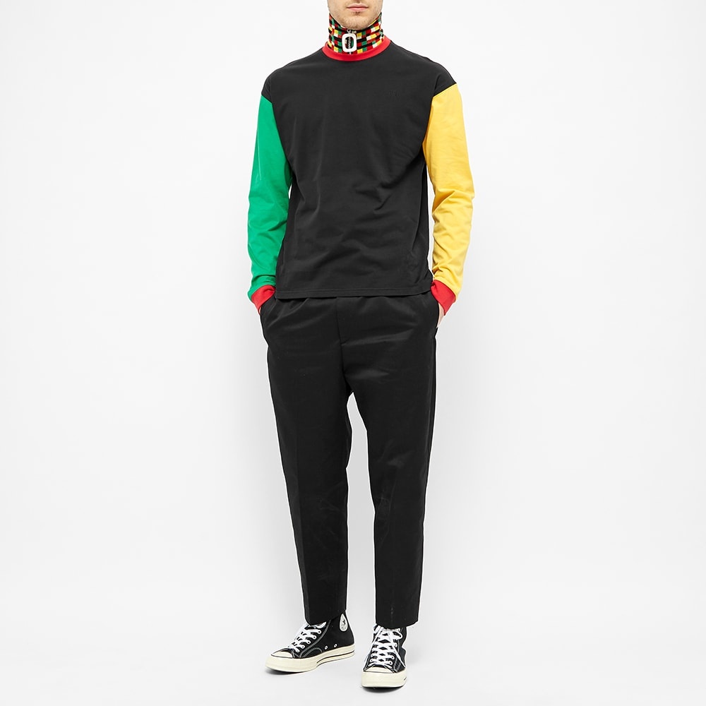 JW Anderson Long Sleeve Colourblock Tee - 5