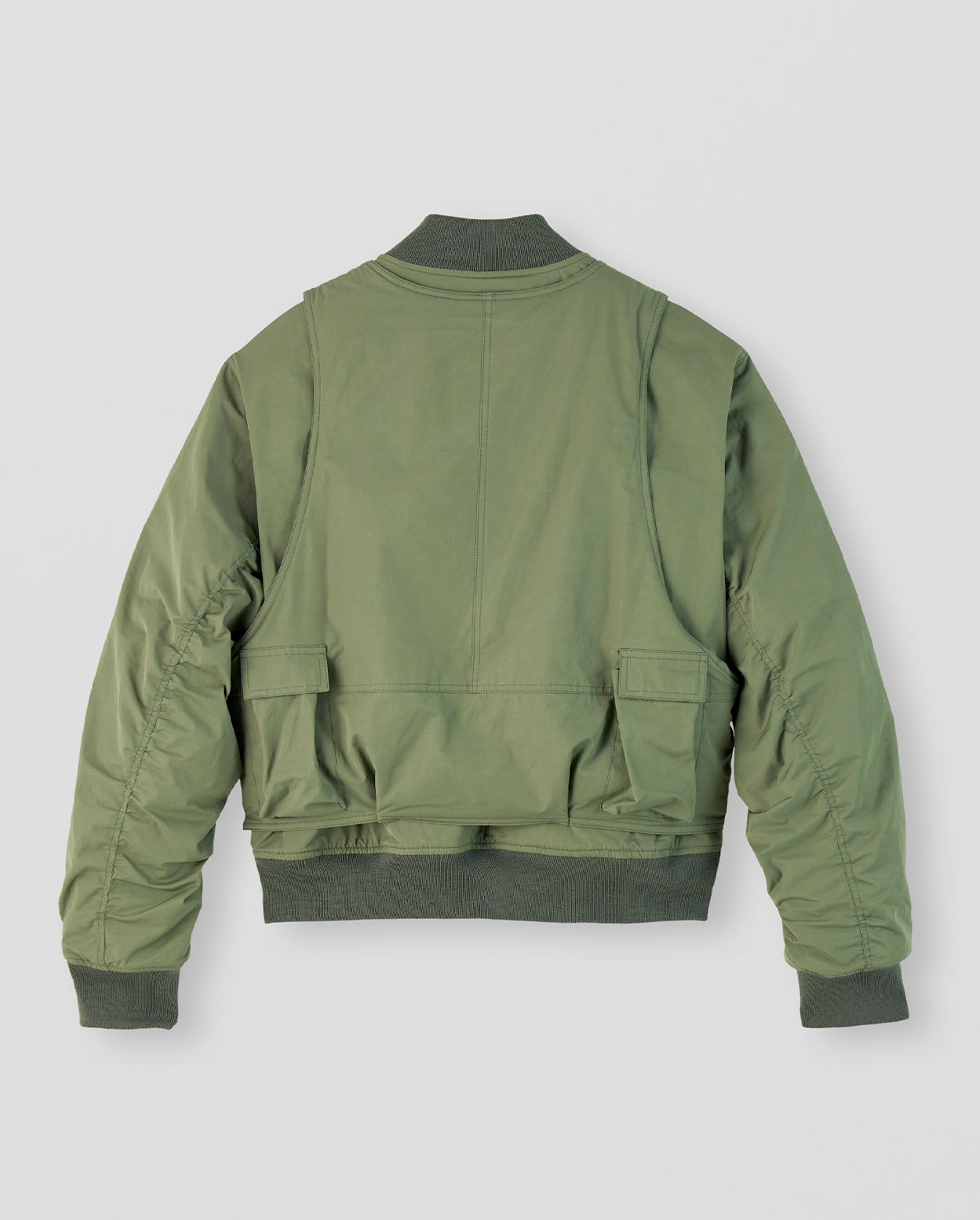 APPLIED ART FORMS Modular Flight Jacket - Military Green | REVERSIBLE