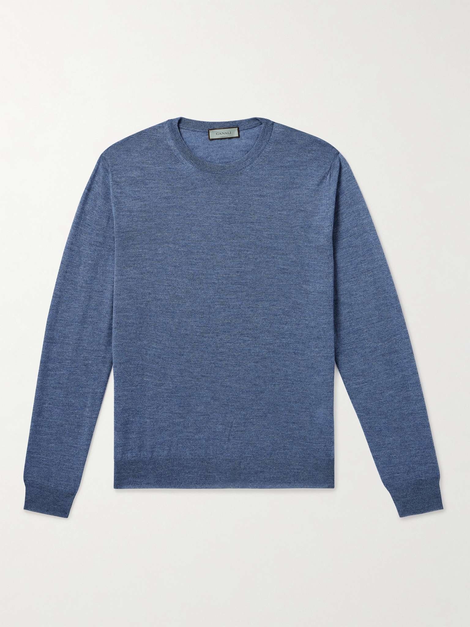 Mélange Merino Wool Sweater - 1