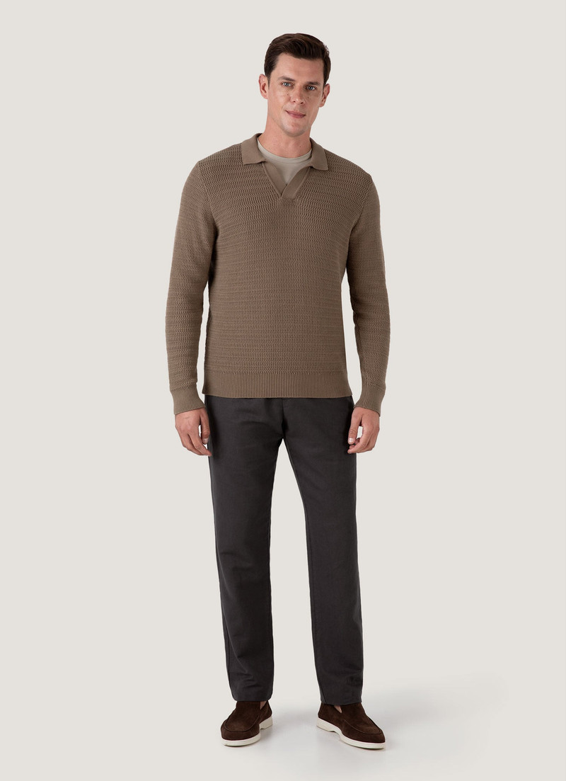 Sunspel Cotton Linen Drawstring Trouser outlook