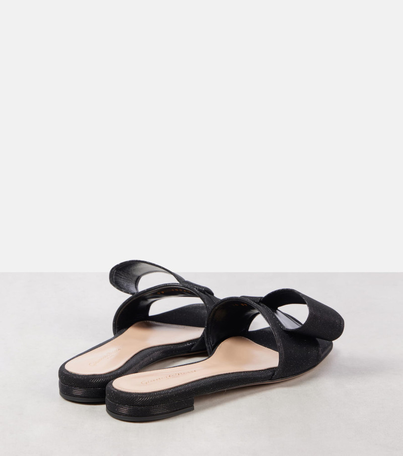 Gianvito Rossi Bow slides outlook