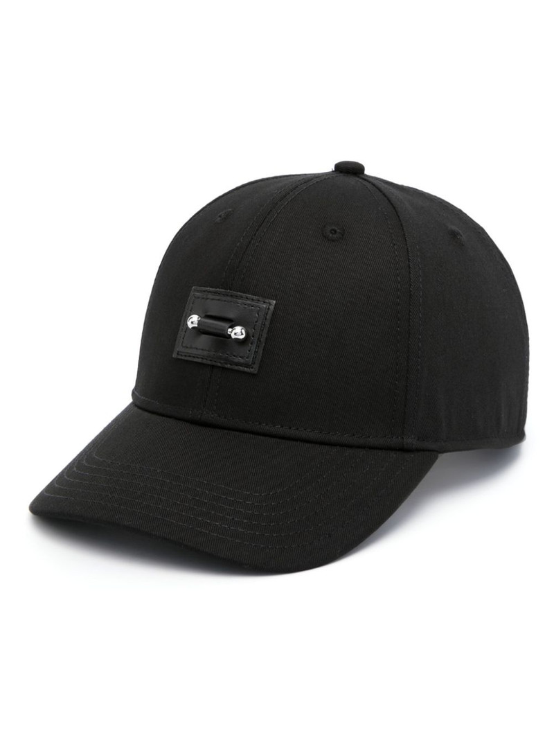 Pierced-patch baseball cap 1