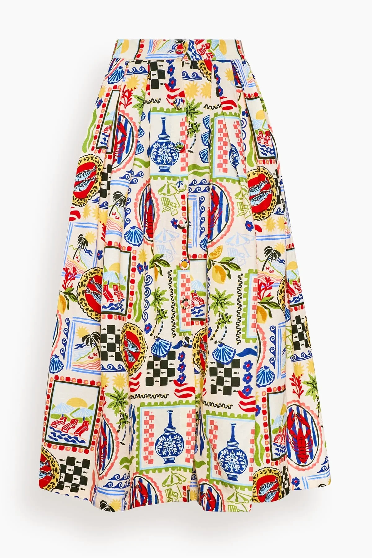 Eva Skirt in Coastal Conversation - 1