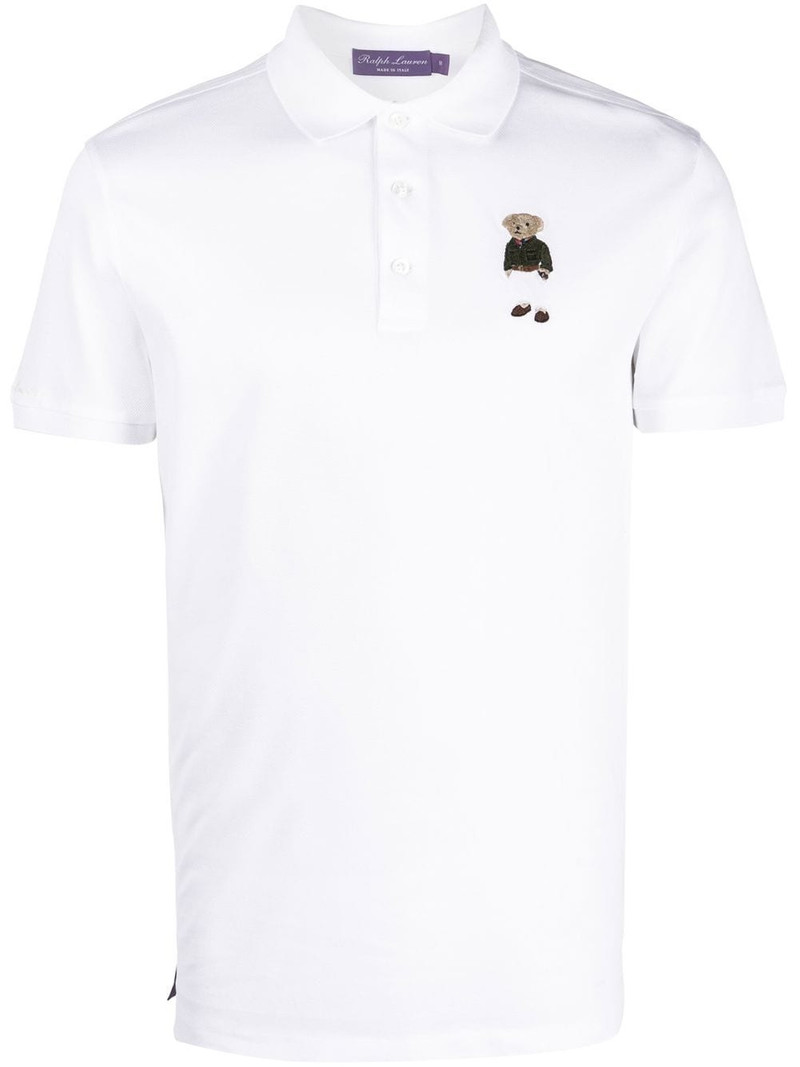 Polo Bear motif polo shirt 1