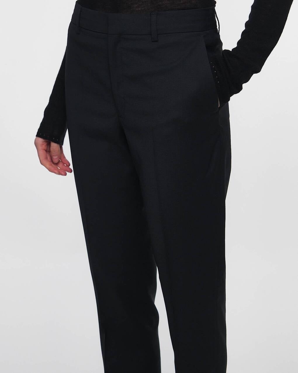 Trousers Emma Wool  Black - 5