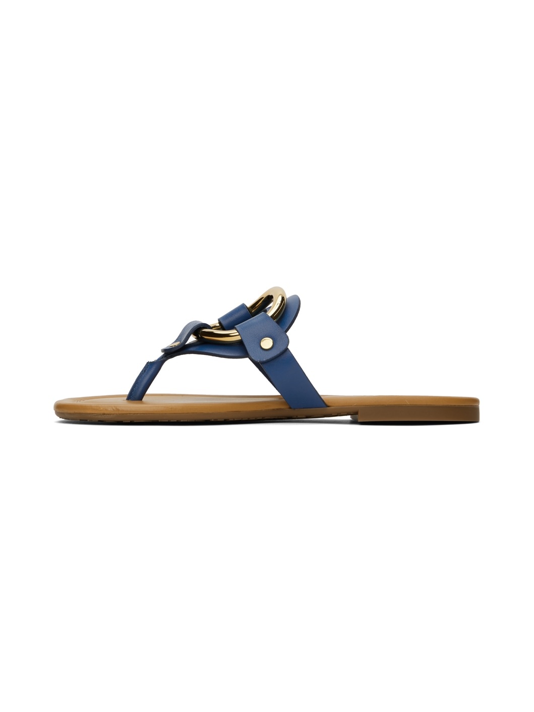 Blue Hana Flat Sandals - 3
