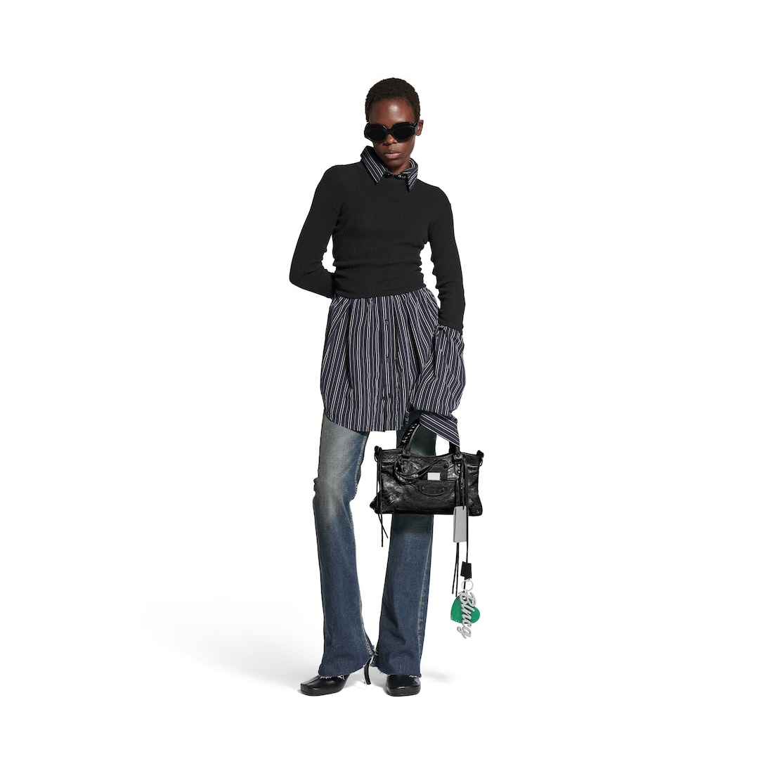 Women's Le City First Bag in Black - 8