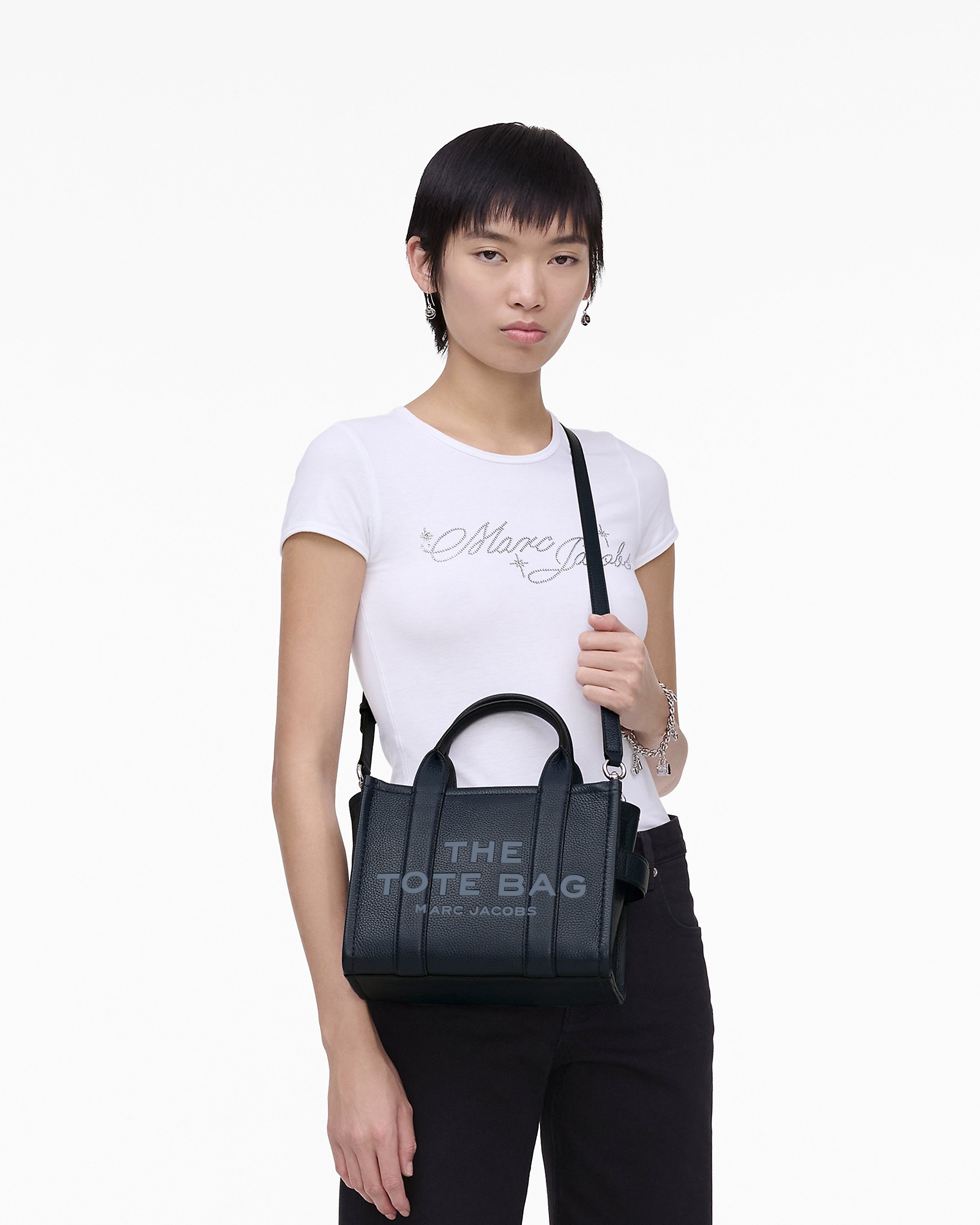 THE LEATHER SMALL TOTE BAG - 2