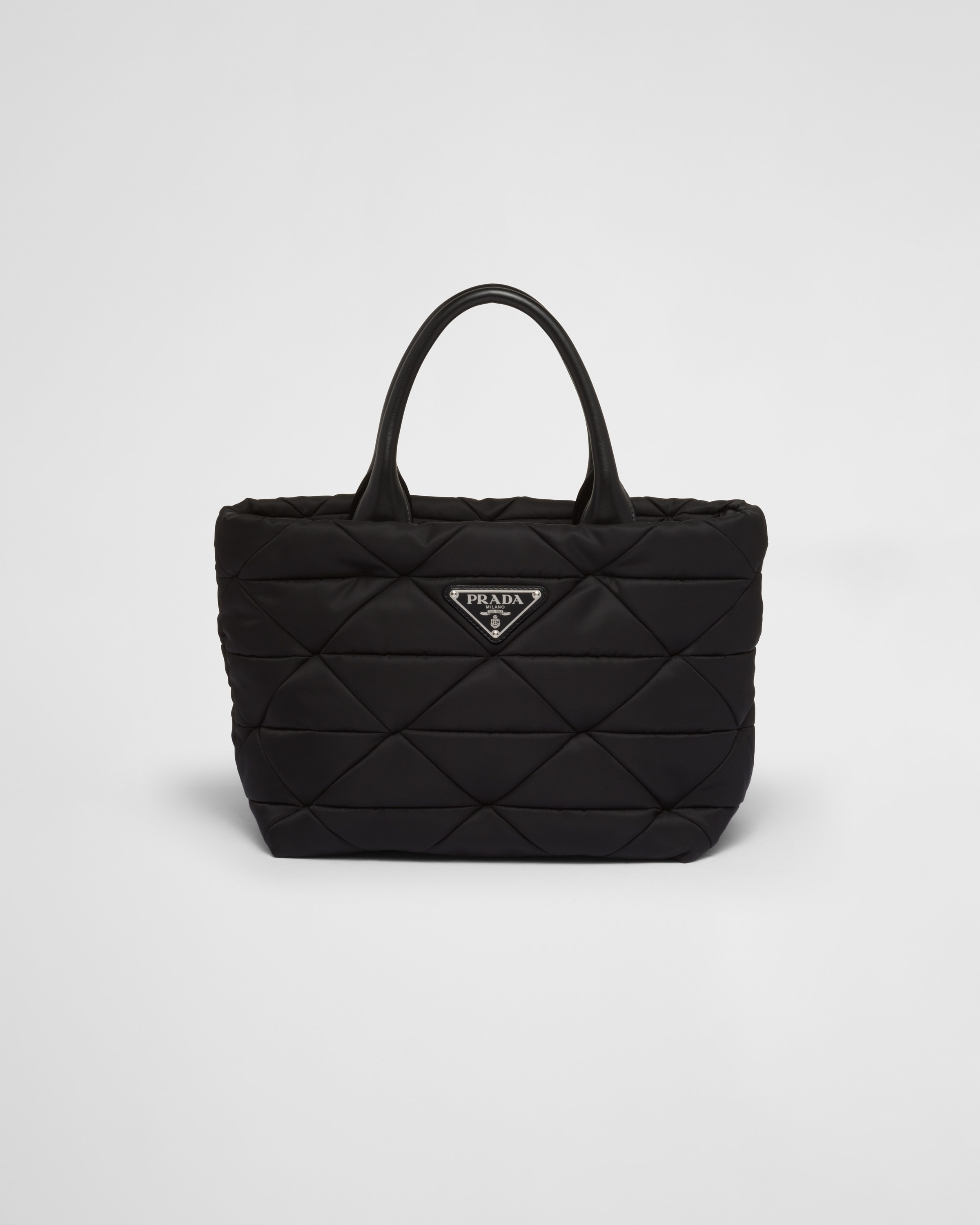 Black Padded Re-nylon Tote Bag