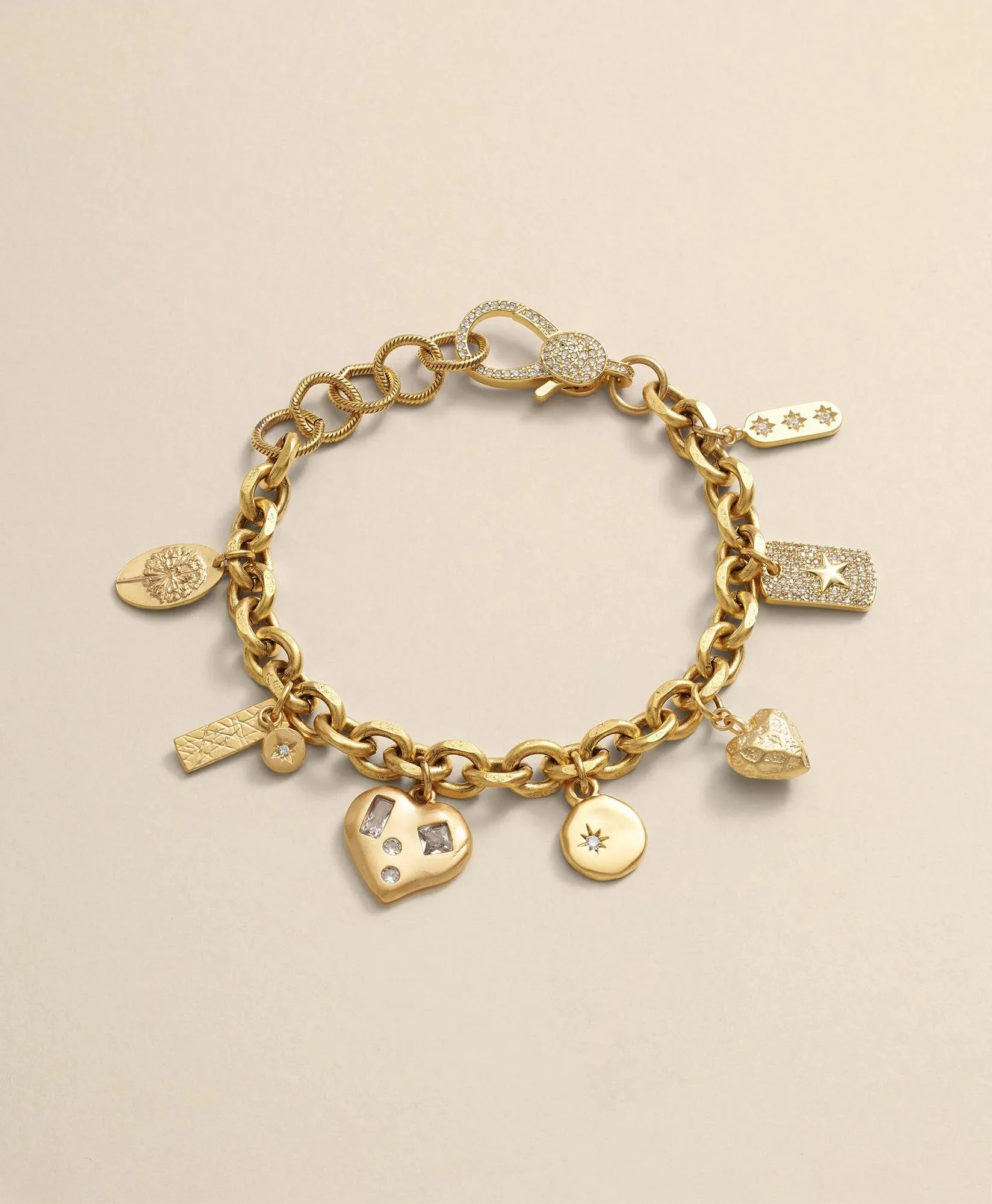 Loni Paul Charm Bracelet in 14K Plated Gold - 1