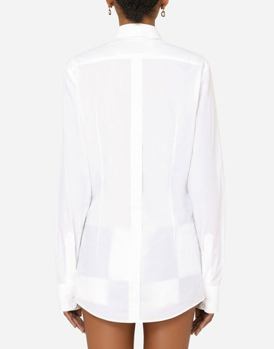 Dolce & Gabbana Poplin tuxedo shirt outlook