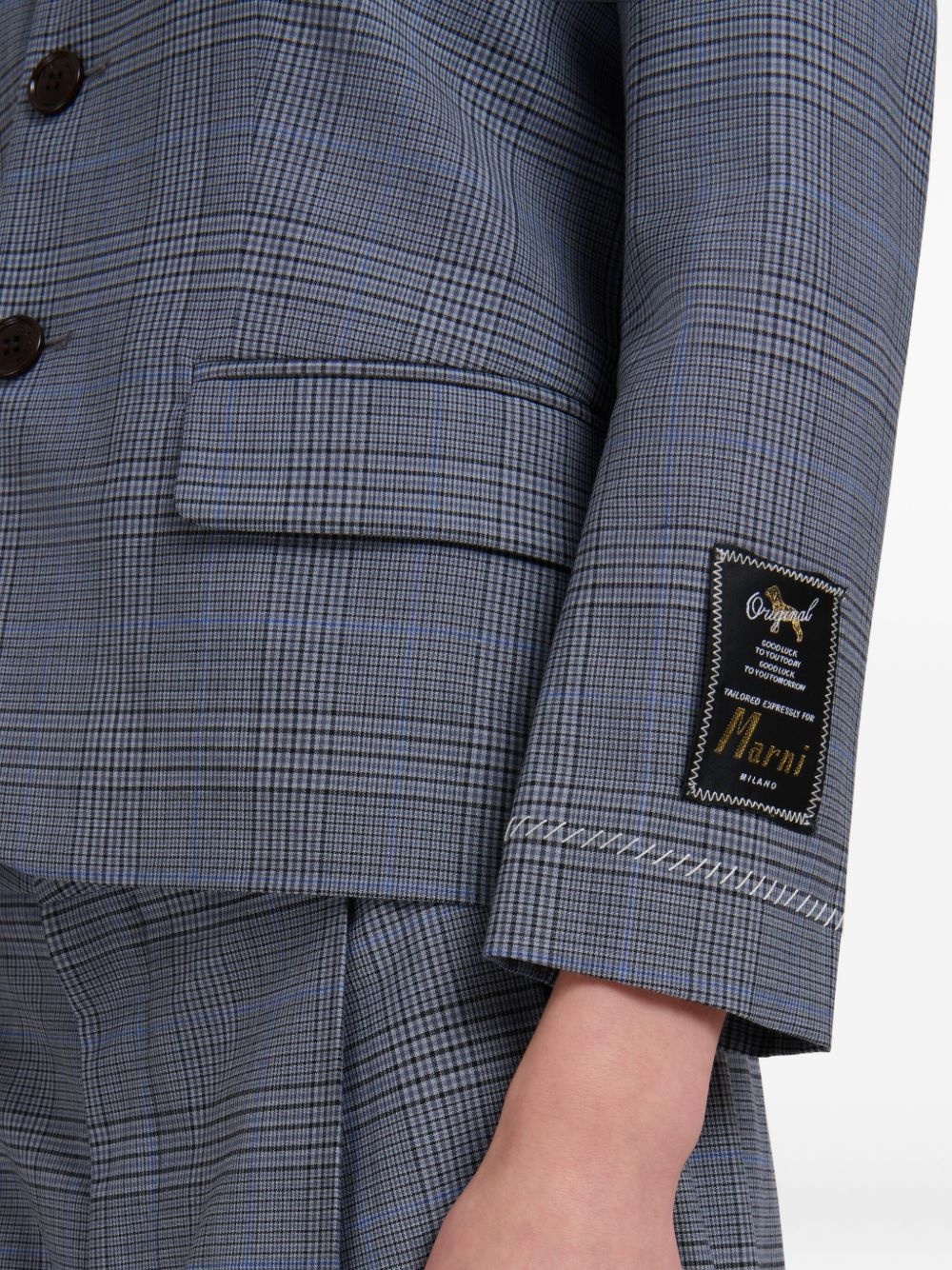 checked blazer - 5