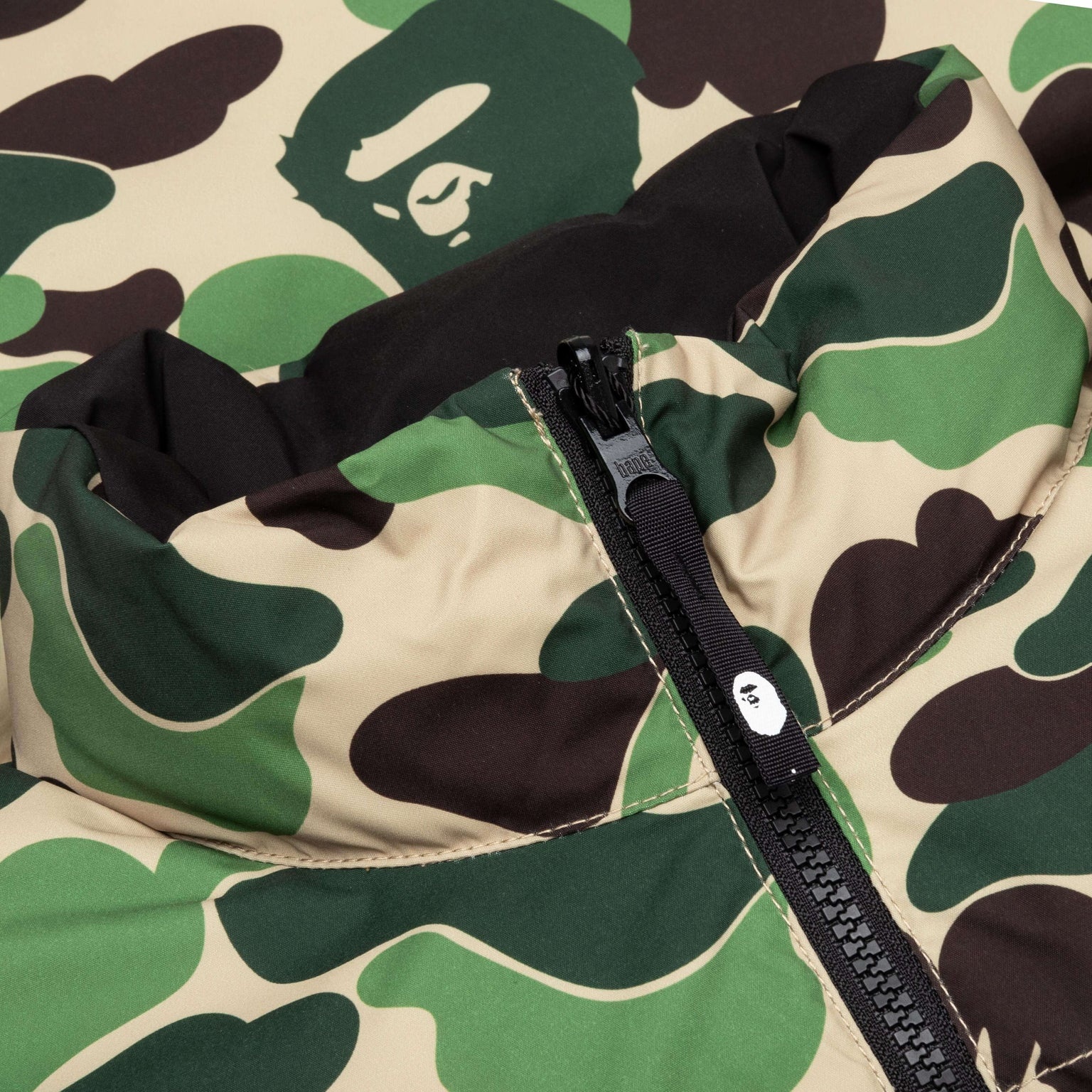 ABC CAMO REVERSIBLE DOWN JACKET - GREEN - 3