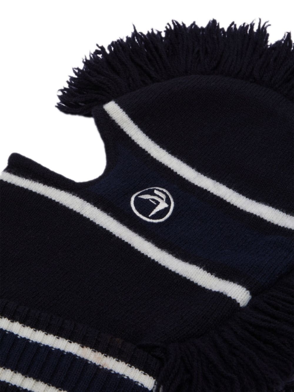 fringed knitted balaclava - 2