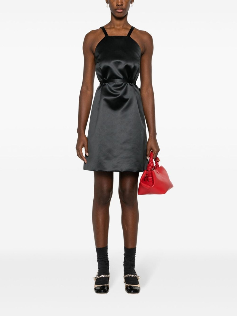 PATOU belted satin mini dress outlook