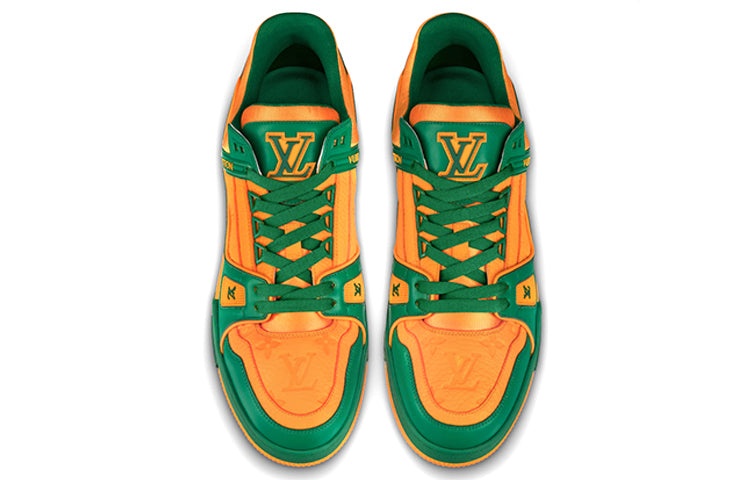 LOUIS VUITTON Trainers 'Orange Monogram with Green' 1A8WFP - 2