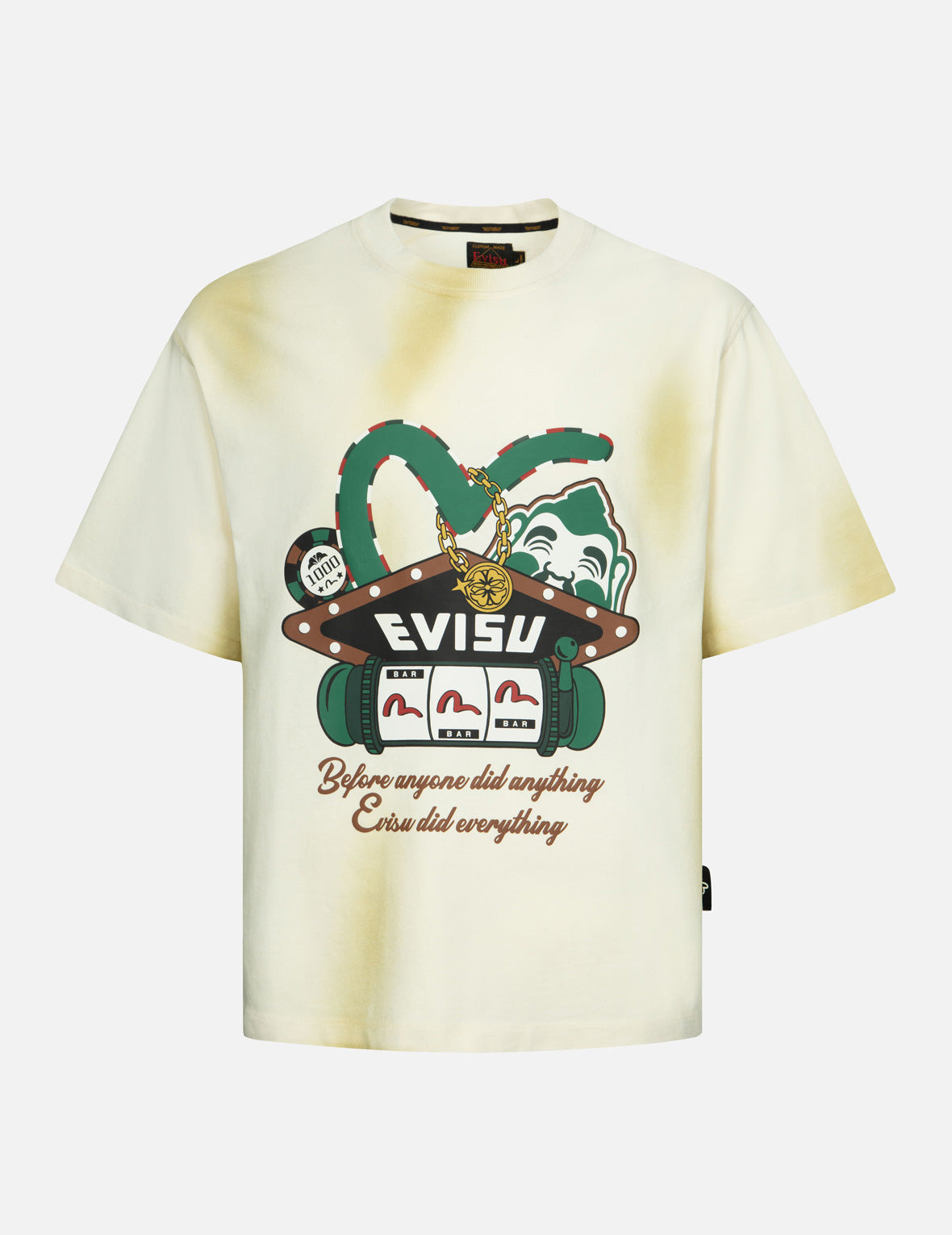 WASHED VIRTUAL VACATION PRINT RELAX FIT T-SHIRT - 5