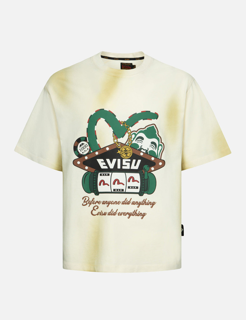 WASHED VIRTUAL VACATION PRINT RELAX FIT T-SHIRT 5