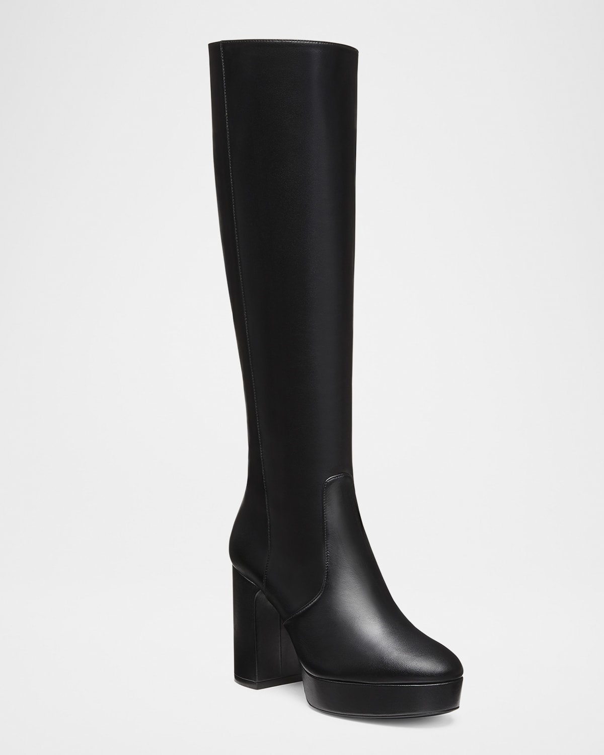 Dayna Leather Platform Boots - 3