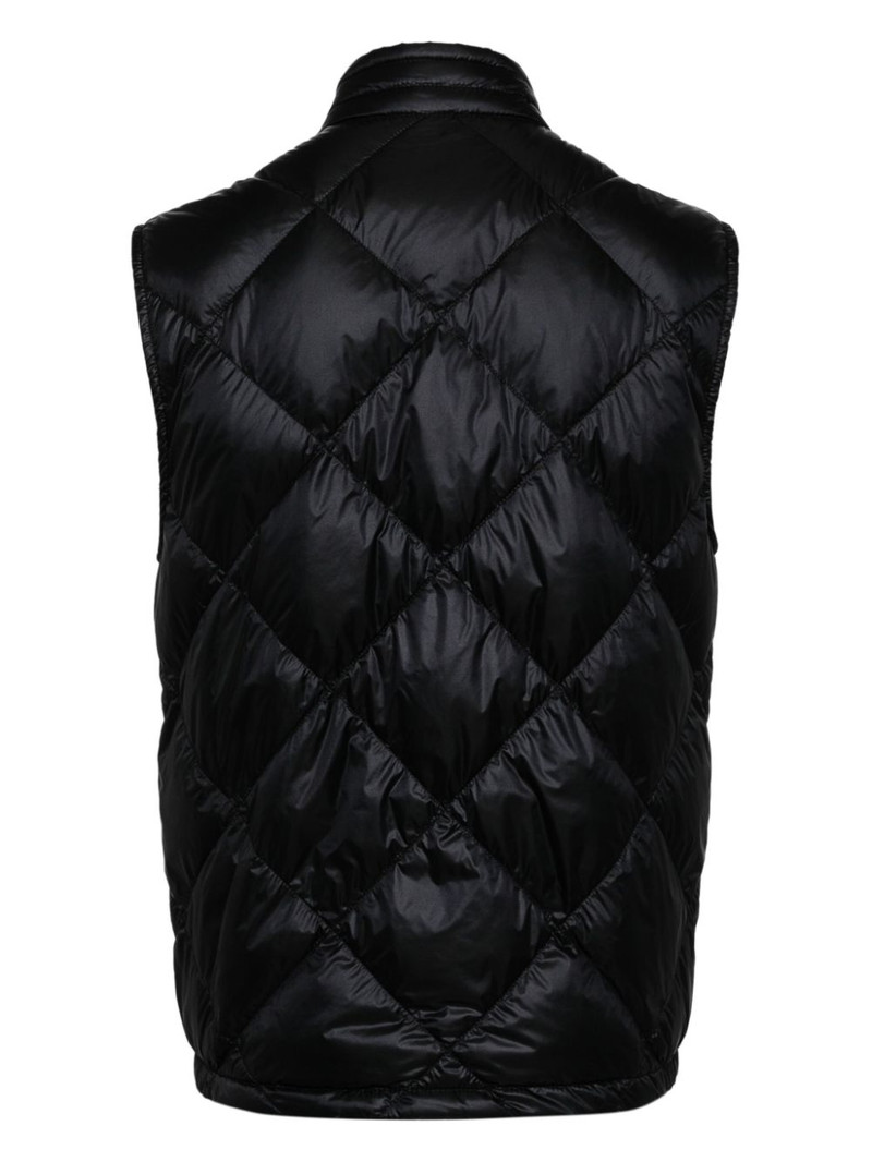 Moncler Nasta diamond-quilted gilet outlook