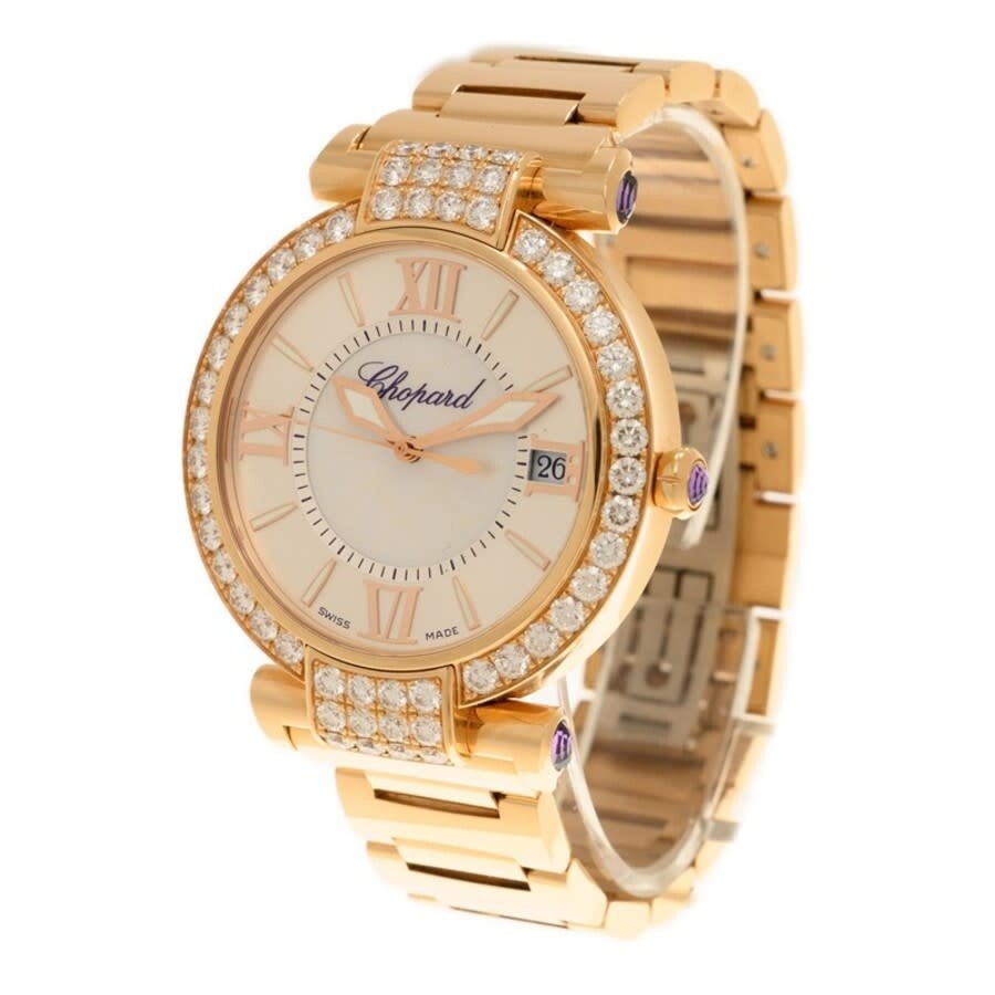 Chopard Imperiale Mother of Pearl Diamond 18kt Rose Gold Ladies Watch 384241-5004 - 4
