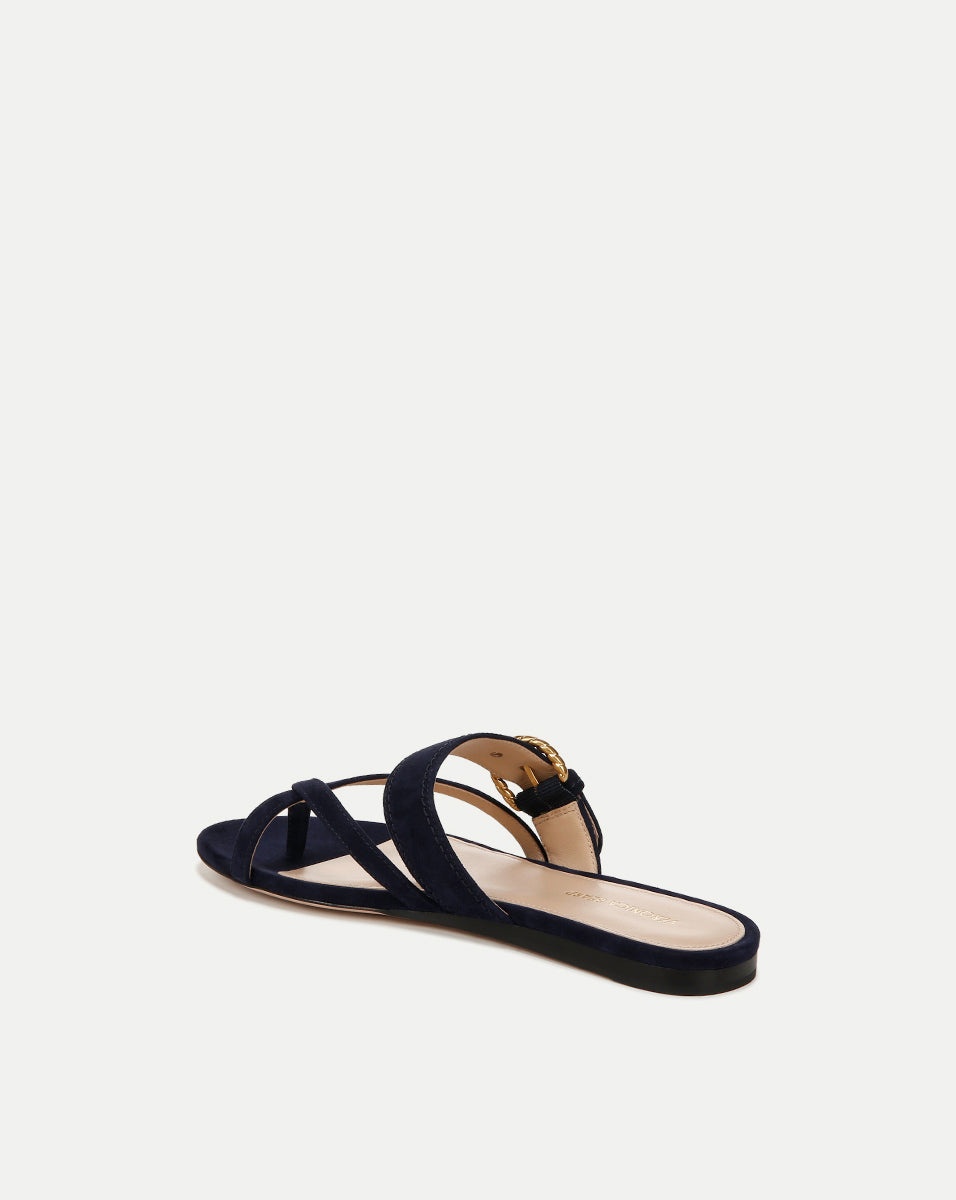 SALVA SUEDE CRISSCROSS SANDAL - 4