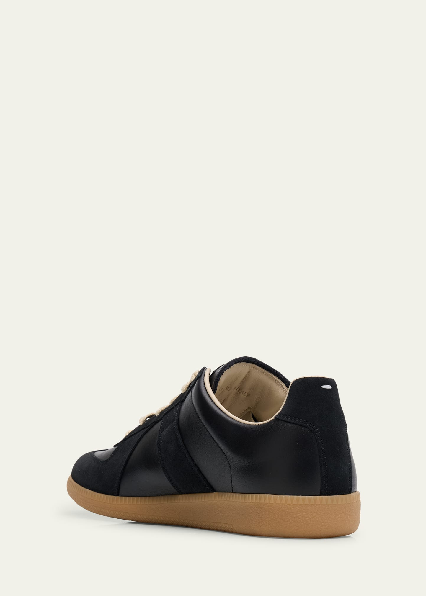 Men's Replica Leather Low-Top Sneakers - 4