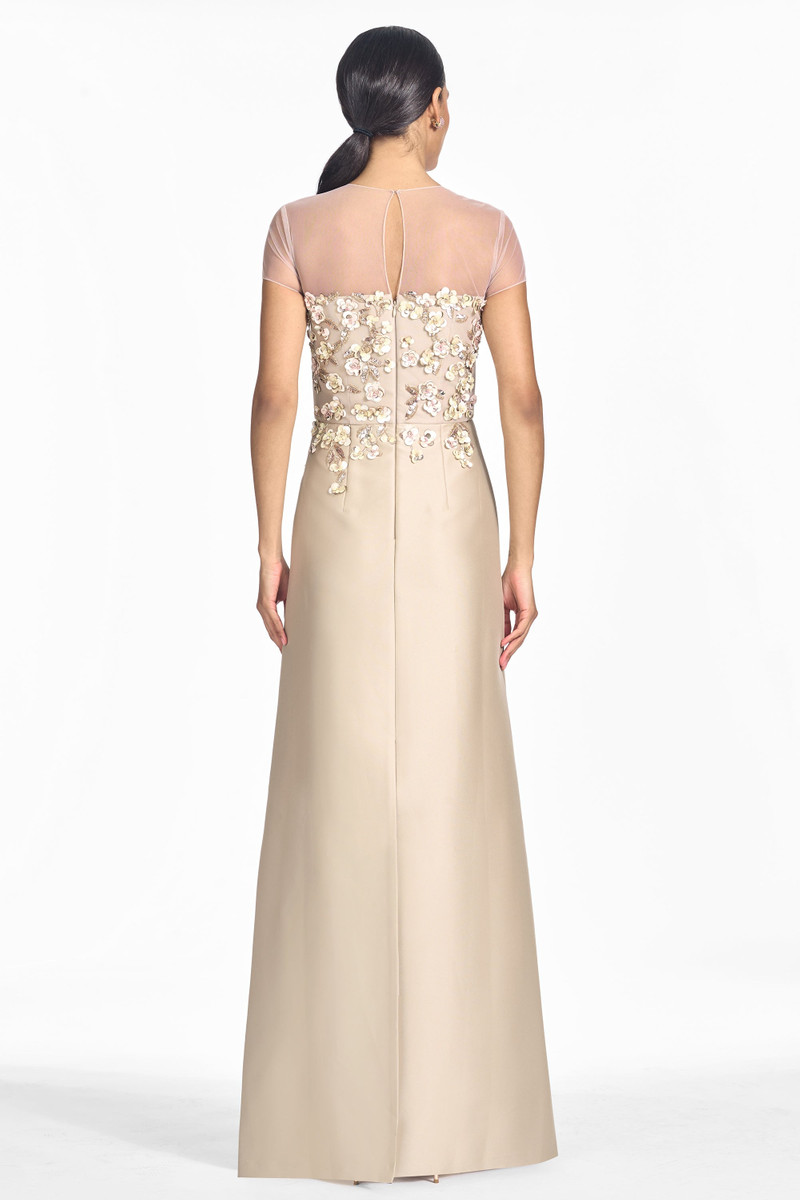 VICTORIA GOWN - GLACÈ PEWTER CHERRIES 5