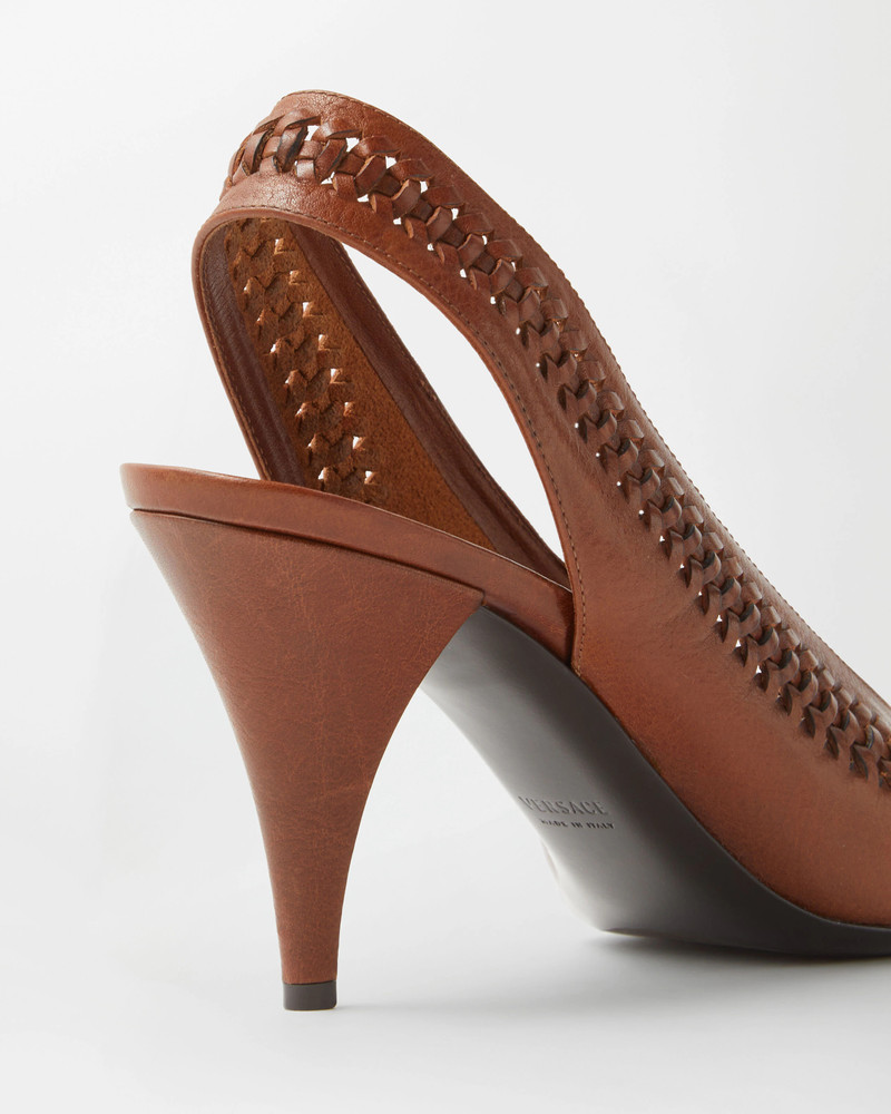 Vienna Leather Slingbacks 80 mm 7