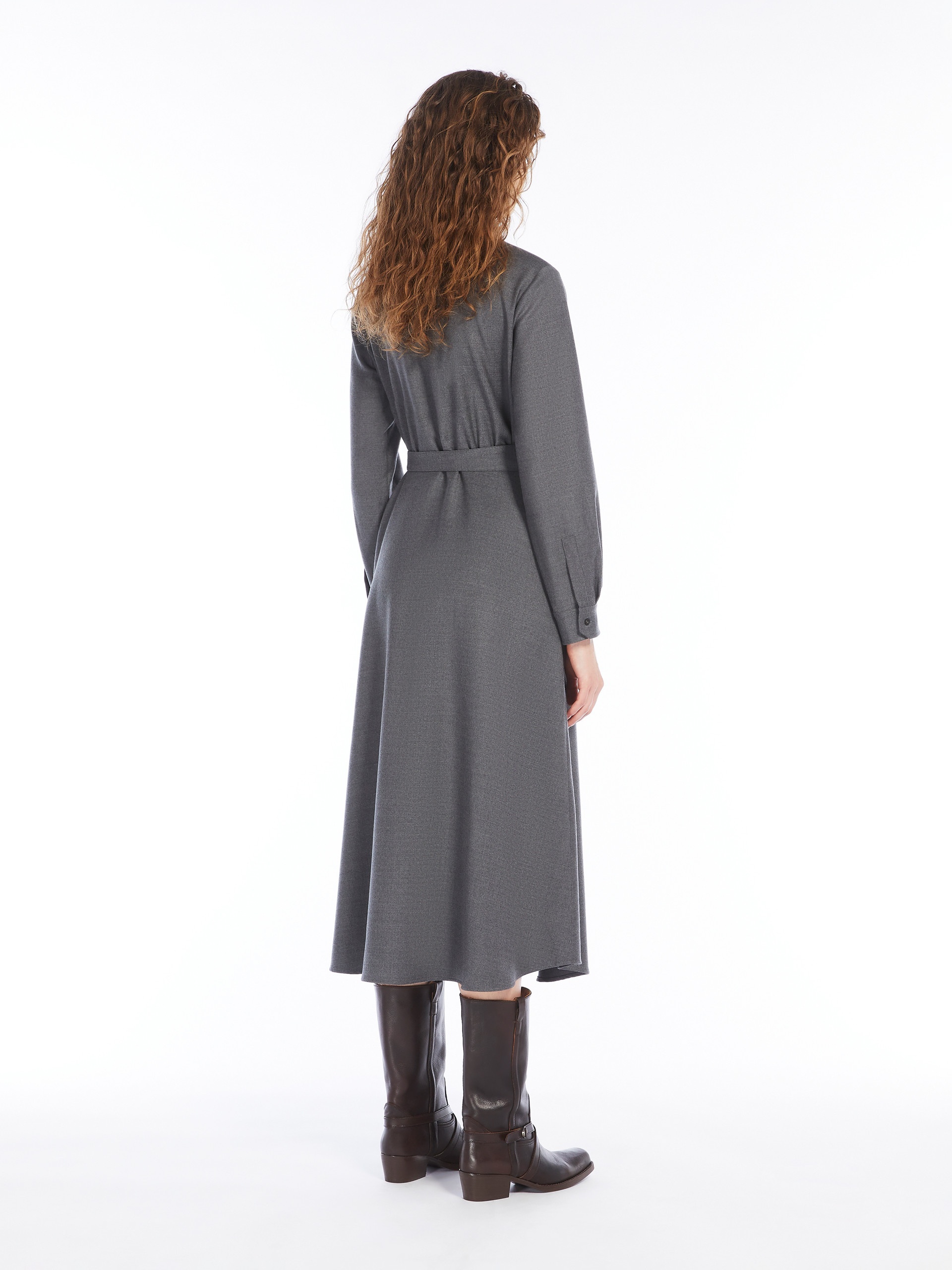 ETIOPIA Wool shirt dress - 4
