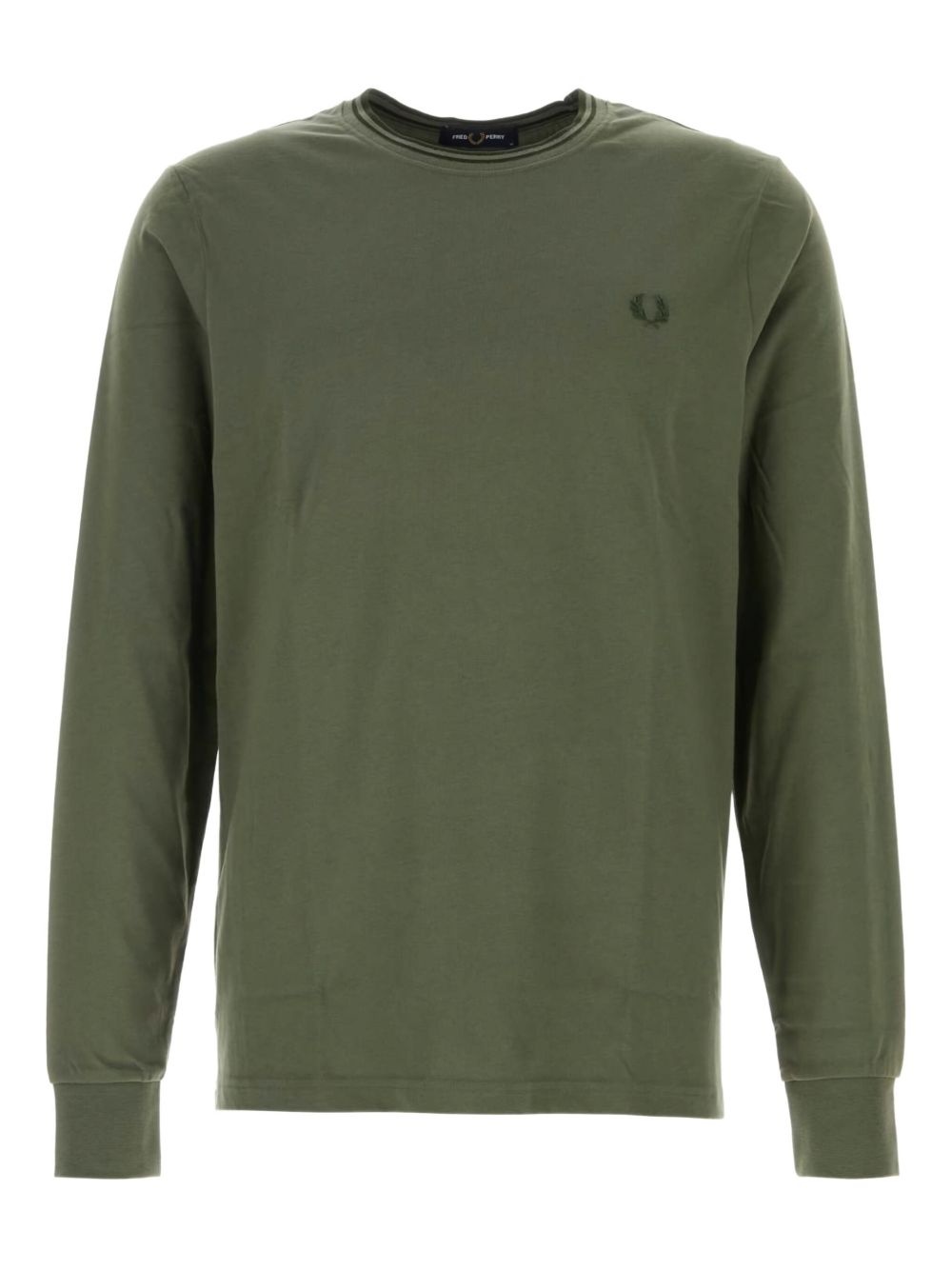 logo-embroidered T-shirt - 1