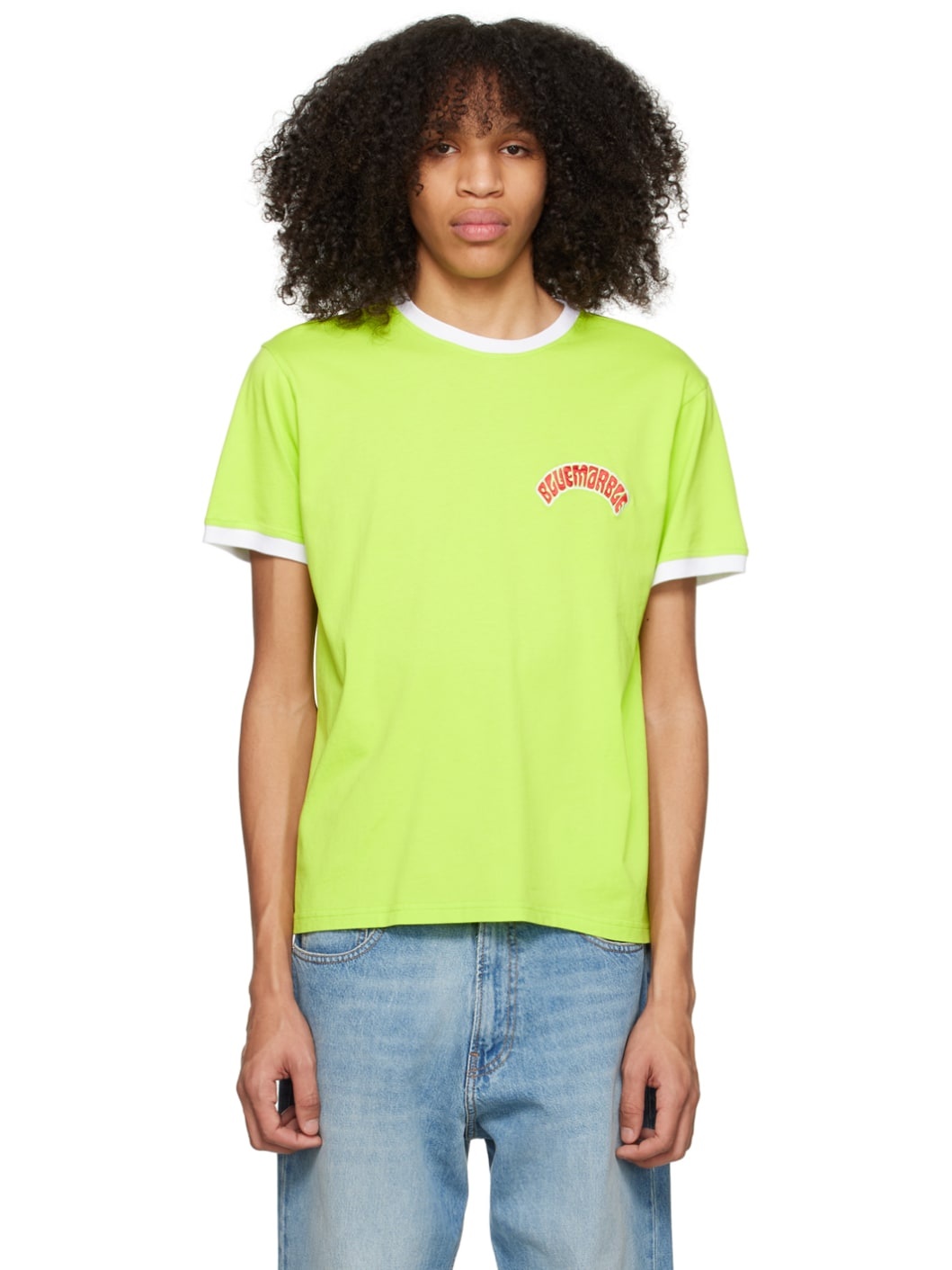 Green Embroidered T-Shirt - 1